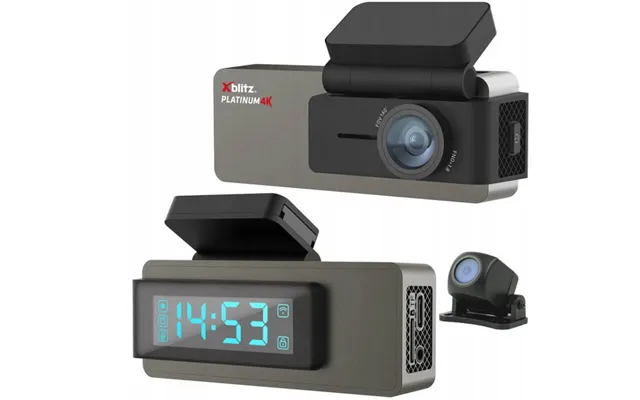 Xblitz Platinum 4k Wi-fi Video Recorder With Rearview Camera