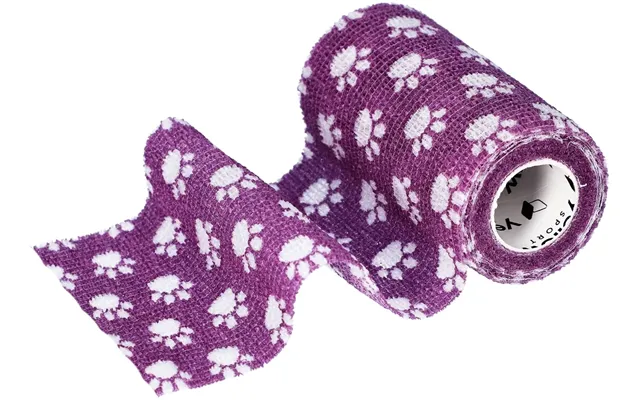 Yellowband Cohesive Bandage 10 Cm X 4.5 M Purple In Paws