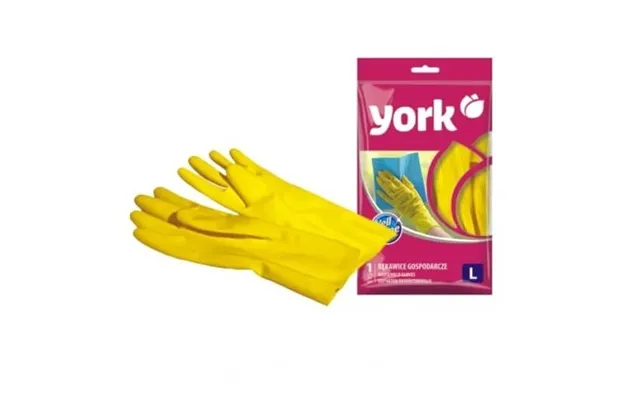 York - Rubber House Gloves Size L