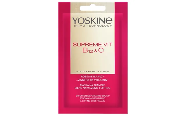 Yoskine Supreme-vit B12 C - Fabric Mask