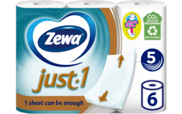 Zewa Toilet Paper Just 1 5 Layers - 6 Pcs product image