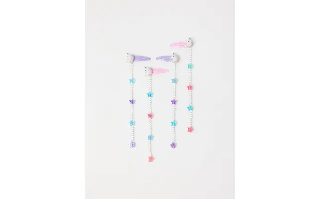 4-pack Hair Clip With Pearls