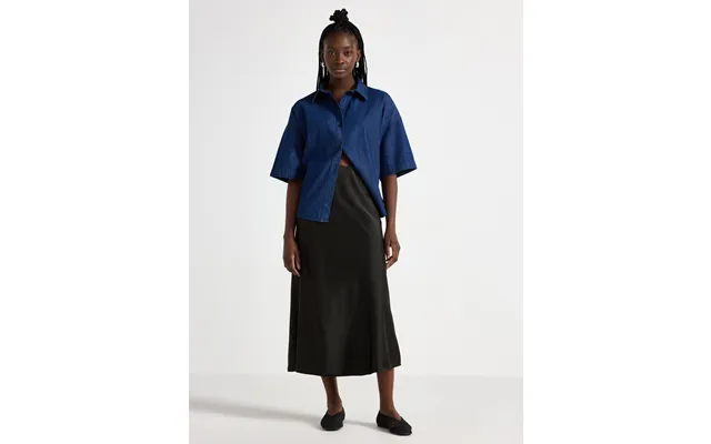 Midi Skirt In Satin