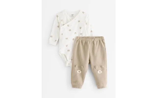 Set - Wrap Bodysuit And Trousers