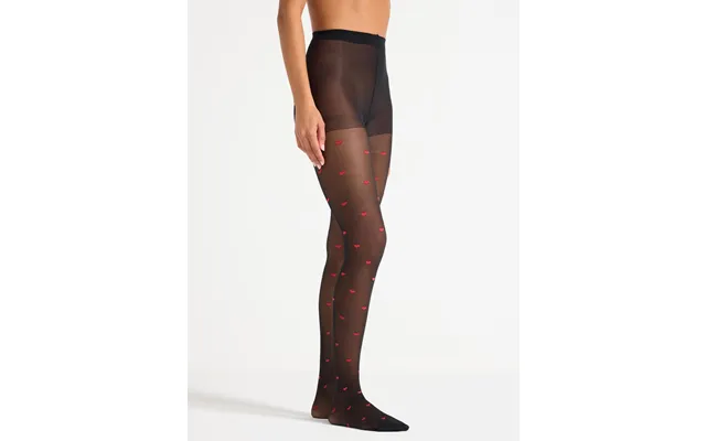 Tights With Hearts 40 Denier