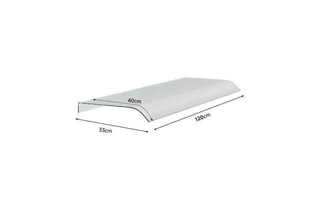 1m 1.2m 1.6m 2m Transparent Awning Canopy For Window And Door - 120cm W