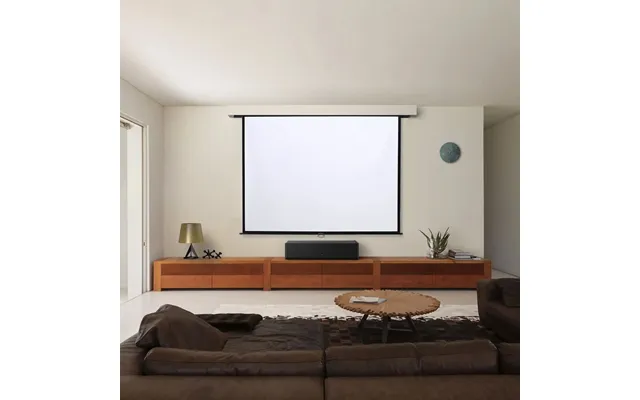 4 3 Projector Screen With Manual Pull Down For Home Theater - 140cm W X 105cm H