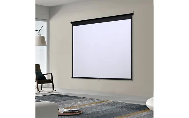 4 3 Projector Screen With Manual Pull Down For Home Theater - 181cm W X 136cm H