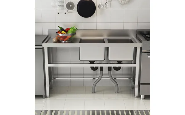 4ft Stainless Steel Kitchen Commercial 3-compartment Sink With Drainboard - Left Drainboard