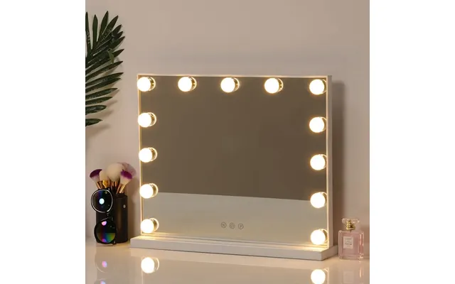 52cm W Fashion Vanity Hollywood Mirror With Led Light & Touch Dimmable Bulb - 52cm * 42cm