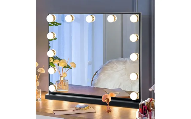 62cm Wide Rectangle Hollywood Led Makeup Vanity Mirror - 62cm W X 12cm D X 52cm H