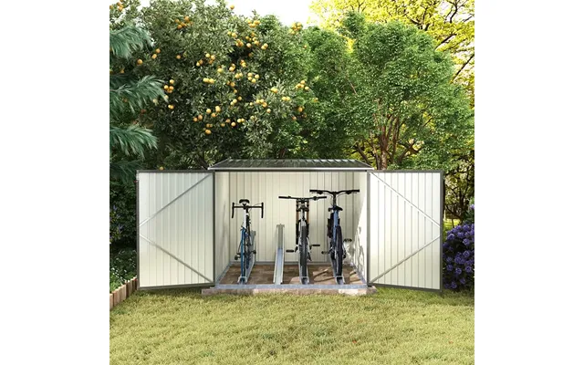 6×6ft Outdoor Lockable Bike Storage Shed