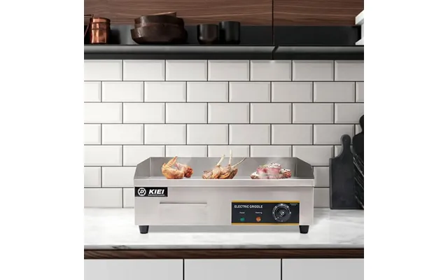 73cm W Stainless Steel Electric Griddle Need To Connect Air Circuit-breaker - 55cm W X 43cm D X 20cm H 2