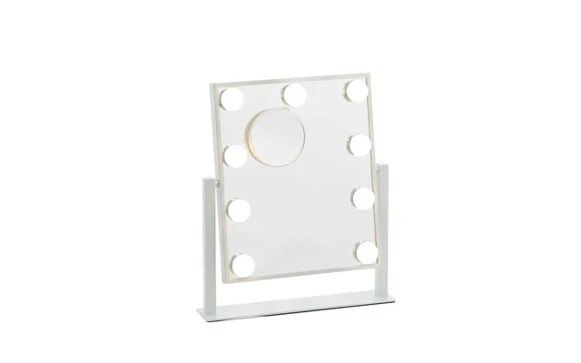 Adjustable Led Hollywood Vanity Mirror Touch Screen Control - White With Magnifier