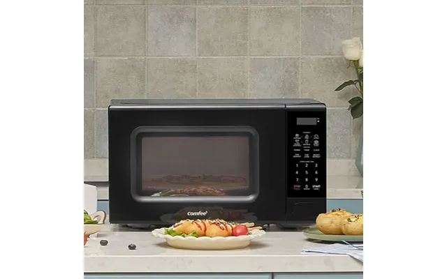 Comfee 700w 20l Countertop Microwave Oven With Led Display - Black