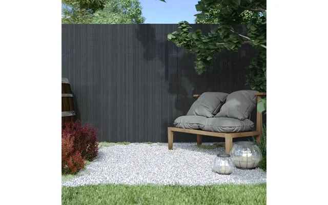 Dark Grey Garden Fence Outdoor Privacy Screen - 1 X 3 M