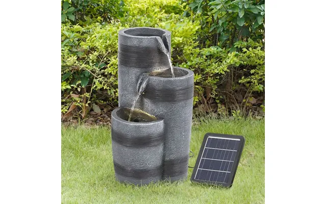 Outdoor Decor Solar-powered Water Fountain Decor With Led Light