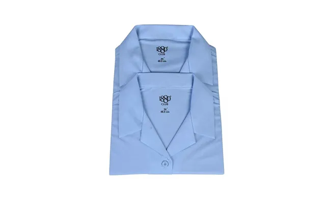 1880 Club Girls Venice Revere Short Sleeve School Blouse - 2 Pack In Blue