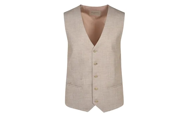 Benetti Lucas Waistcot In Stone - 36