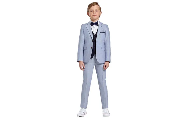 Benetti Nicky Boys 3 Piece Suit In Blue - 10y