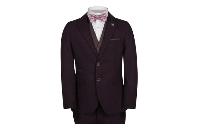 Benetti Ronnie Boys Suit In Wine - 9y