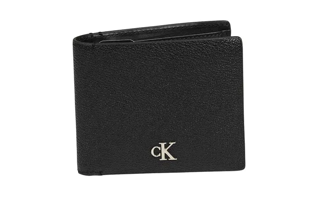 Calvin Klein Mono Bi-fold Wallet In Black - One