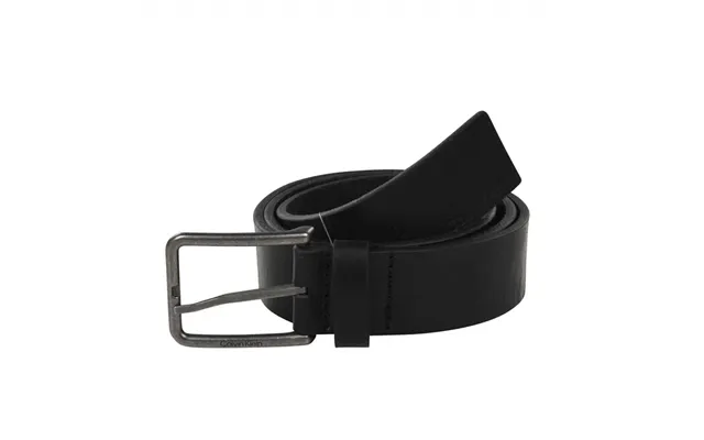 Calvin Klein Warmth Buckle Smooth Belt In Black - 36