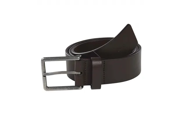 Calvin Klein Warmth Buckle Smooth Belt In Brown - 42
