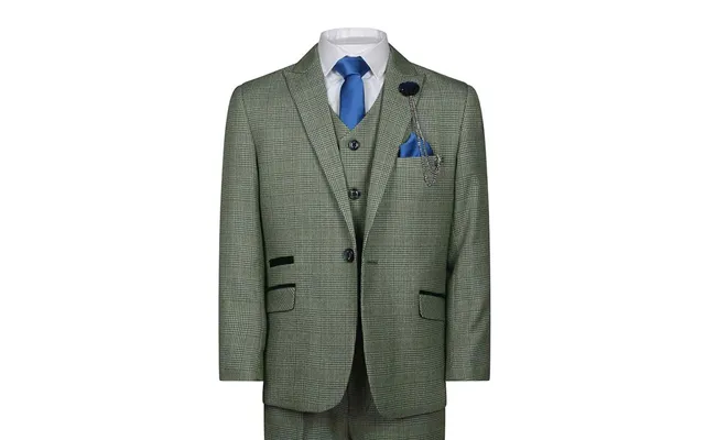 Cavani Caridi Boys Suit In Lt Green - 10y