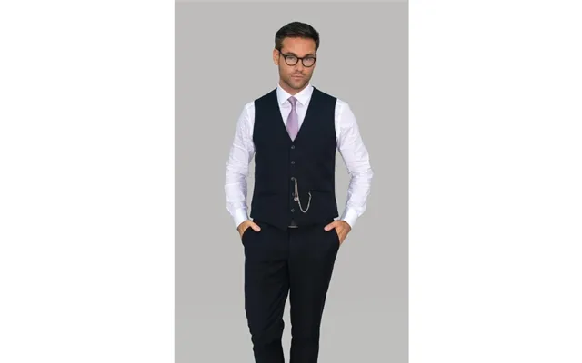 Cavani Marco Waistcoat In Black - 44r