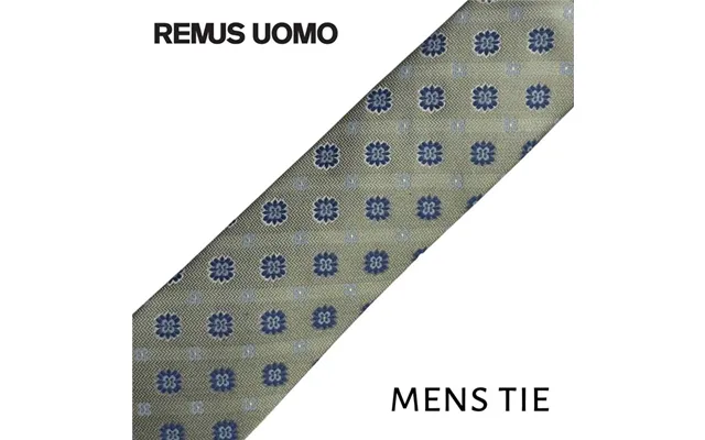 Daniel Grahame Tie And Pocket Square Set In Lt Green - One