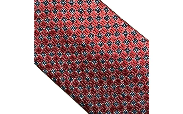 Daniel Grahame Tie And Pocket Square Set In Red - One