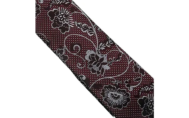 Daniel Grahame Tie And Pocket Square Set In Wine - One