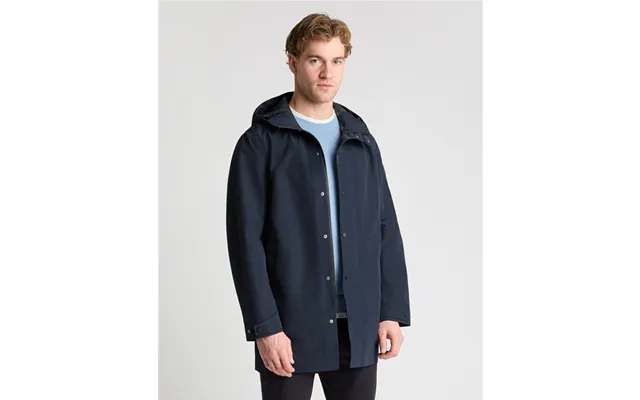 Remus Uomo Waterproof Parka Coat In Navy - 2xl
