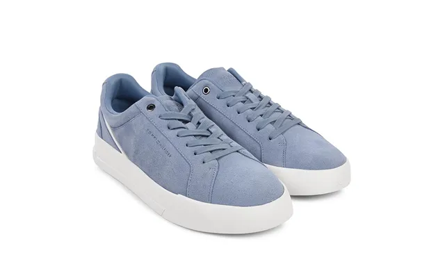 Tommy Hilfiger Court Suede Premium Trainer In Blue - 44