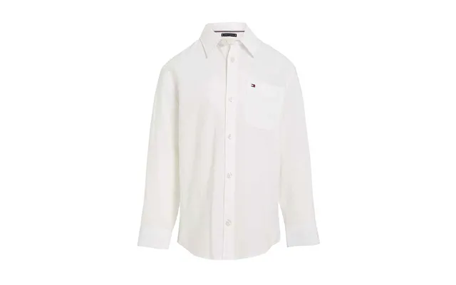 Tommy Hilfiger Hemp Kids Shirt In White - 5y