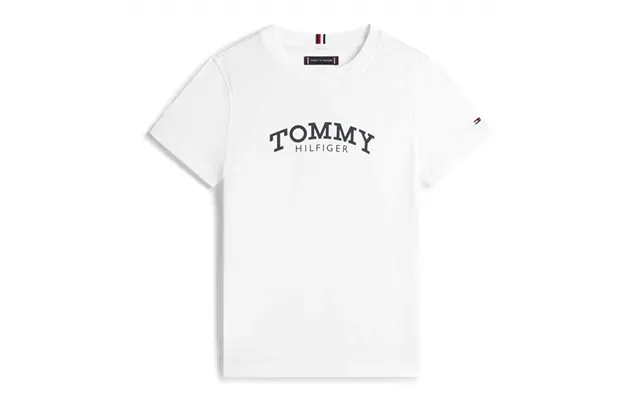 Tommy Hilfiger Kids Monotype Graphic T-shirt In White - 3y