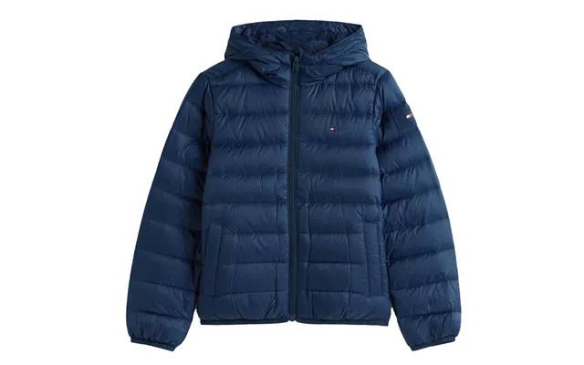 Tommy Hilfiger Light Weight Kids Hooded Jacket In Navy - 3y
