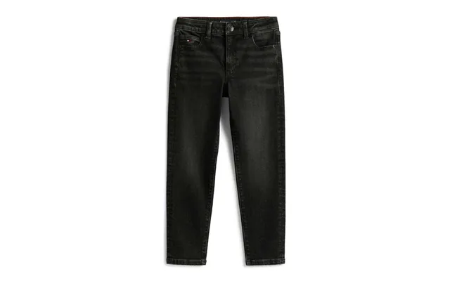 Tommy Hilfiger Modern Straight Leg Jeans In Black - 4y
