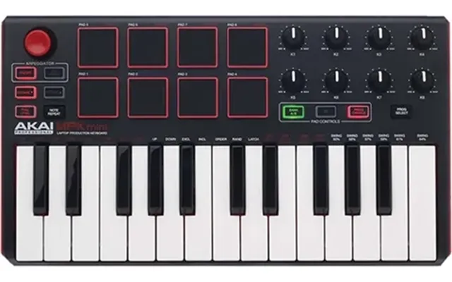 Akai Professional Mpk Mini Mkii 25-key Ultra-portable Usb Midi Grade Good Used