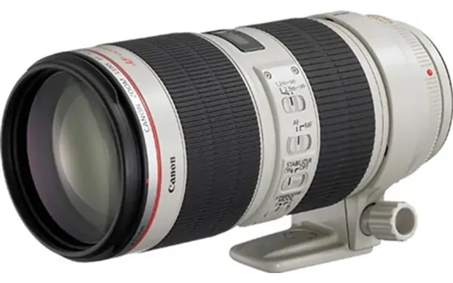 Canon Ef 70-200mm F 2.8l Is Ii Usm White Lens Used
