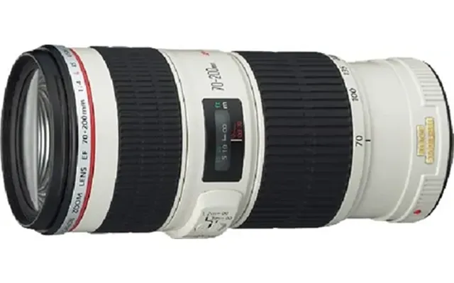 Canon Ef 70-200mm F 4l Is Usm White Lens Used