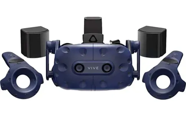 Htc Vive Pro V1 Hmd With V2 Accessories Full Kit Grade Good Used