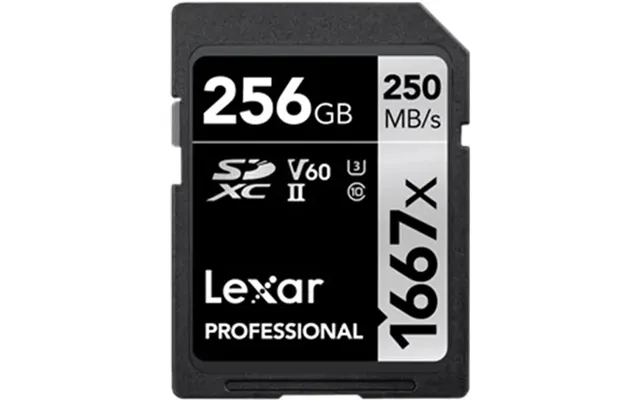 Lexar Professional 1667x 256gb Sdxc Uhs-ii U3 V60 250mb S Used