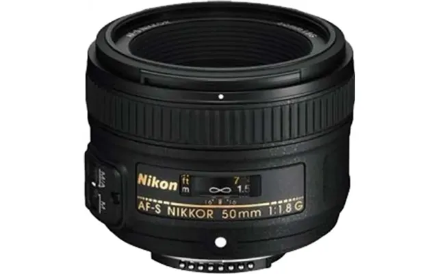 Nikon Af-s Nikkor 50mm F 1.8g Black Lens Used