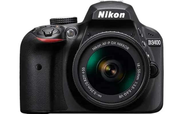 Nikon D3400 Black Af-p Dx 18-55mm Vr Grade Good Used