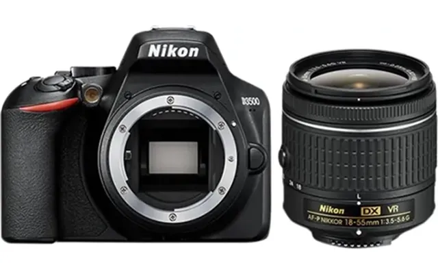 Nikon D3500 Black Af-p Dx 18-55mm Vr Grade Good Used