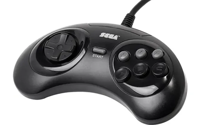 Official Sega Mega Drive 6 Button Controller Used