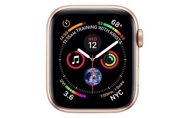 Watch Series 4 Gps No Strap Gold Aluminium 40mm Grade Fair Used