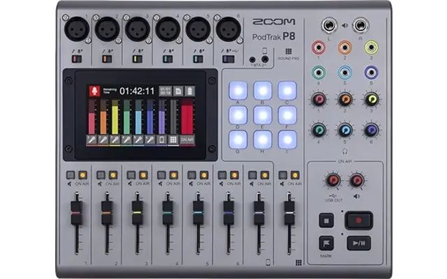 Zoom P8 Portable Podcast Mixer Grade Good Used
